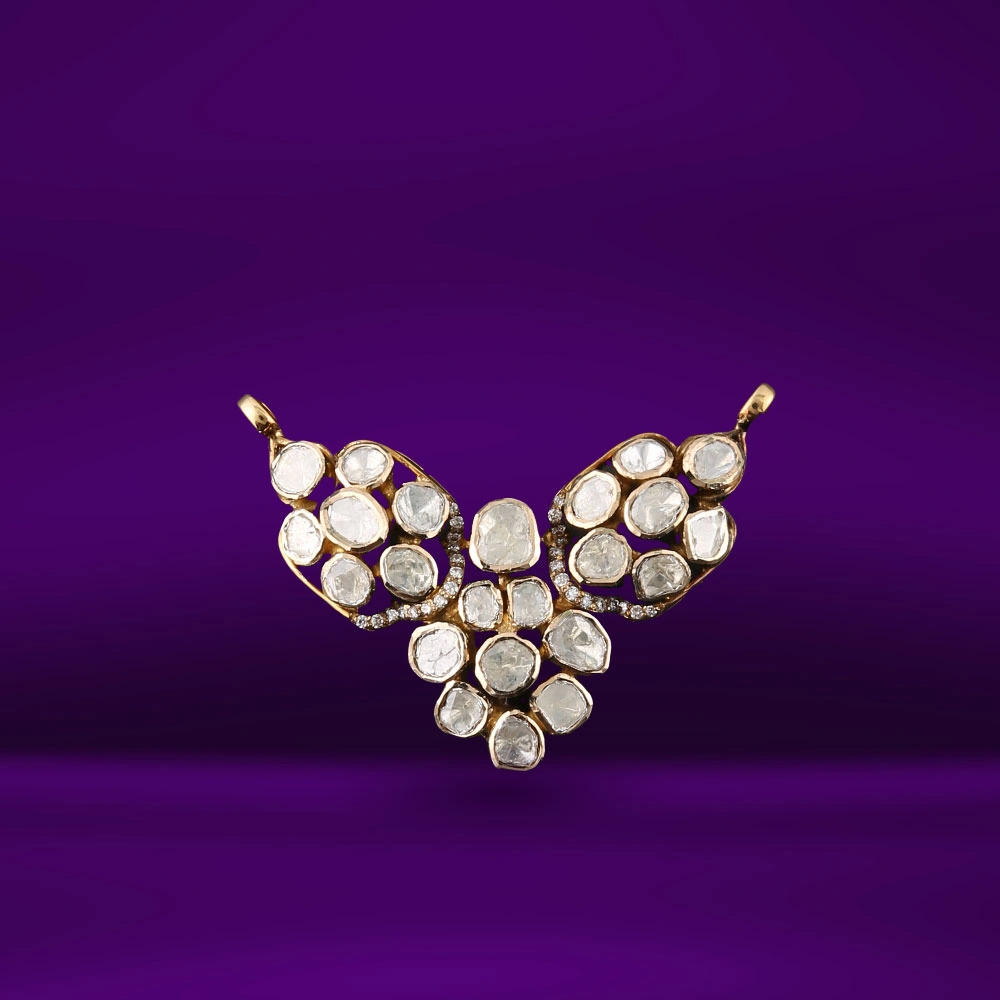 Polki Pendant Set